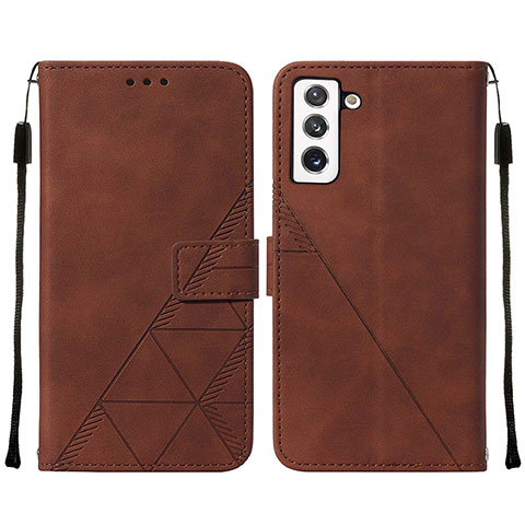 Handytasche Stand Schutzhülle Flip Leder Hülle Y07B für Samsung Galaxy S24 Plus 5G Braun