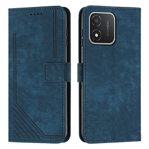 Handytasche Stand Schutzhülle Flip Leder Hülle Y07X für Huawei Honor X5 Blau