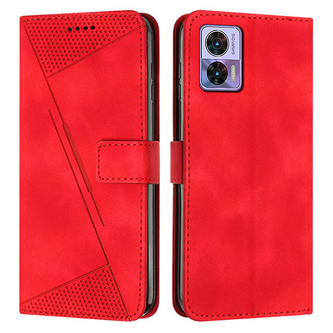 Handytasche Stand Schutzhülle Flip Leder Hülle Y07X für Motorola Moto Edge 30 Neo 5G Rot