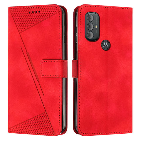 Handytasche Stand Schutzhülle Flip Leder Hülle Y07X für Motorola Moto G Play (2023) Rot