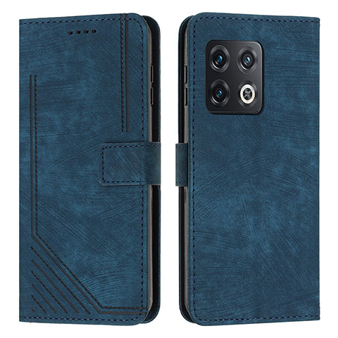 Handytasche Stand Schutzhülle Flip Leder Hülle Y07X für OnePlus 10 Pro 5G Blau