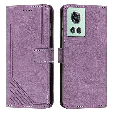 Handytasche Stand Schutzhülle Flip Leder Hülle Y07X für OnePlus 10R 5G Violett