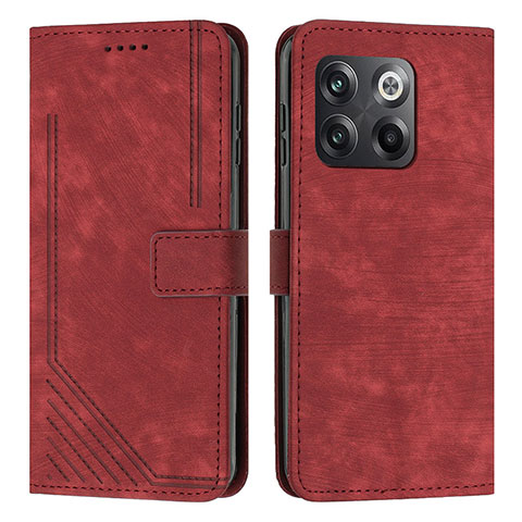 Handytasche Stand Schutzhülle Flip Leder Hülle Y07X für OnePlus 10T 5G Rot