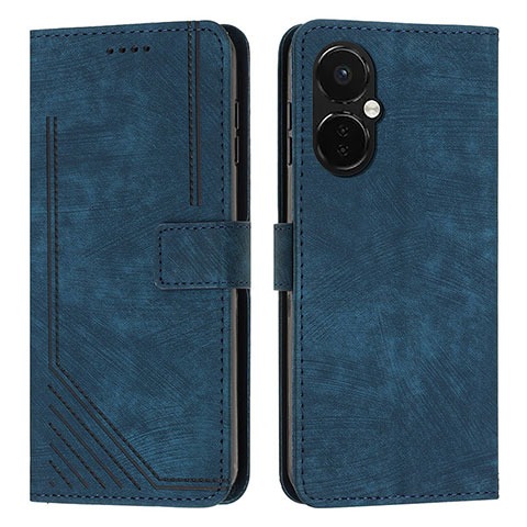 Handytasche Stand Schutzhülle Flip Leder Hülle Y07X für OnePlus Nord CE 3 5G Blau