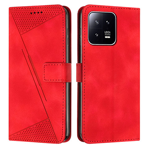 Handytasche Stand Schutzhülle Flip Leder Hülle Y07X für Xiaomi Mi 13 5G Rot