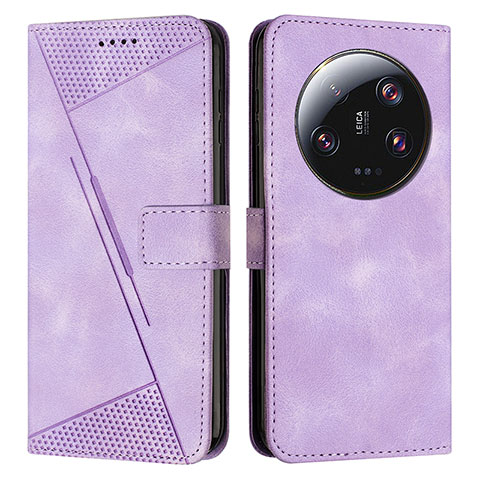 Handytasche Stand Schutzhülle Flip Leder Hülle Y07X für Xiaomi Mi 13 Ultra 5G Violett