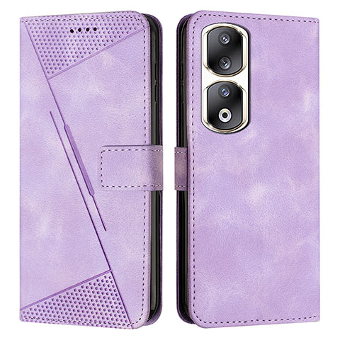 Handytasche Stand Schutzhülle Flip Leder Hülle Y08X für Huawei Honor 90 Pro 5G Violett