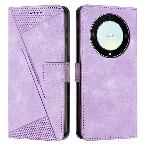 Handytasche Stand Schutzhülle Flip Leder Hülle Y08X für Huawei Honor Magic5 Lite 5G Violett