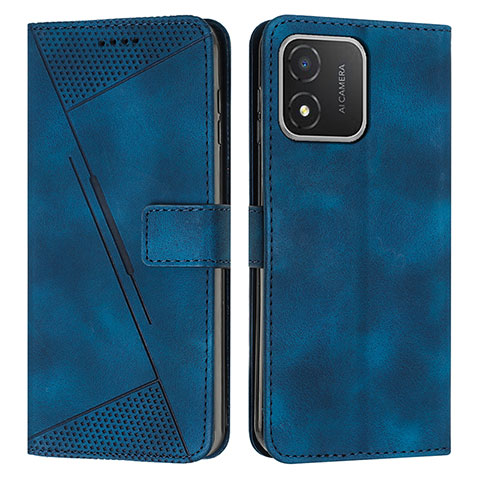 Handytasche Stand Schutzhülle Flip Leder Hülle Y08X für Huawei Honor X5 Blau