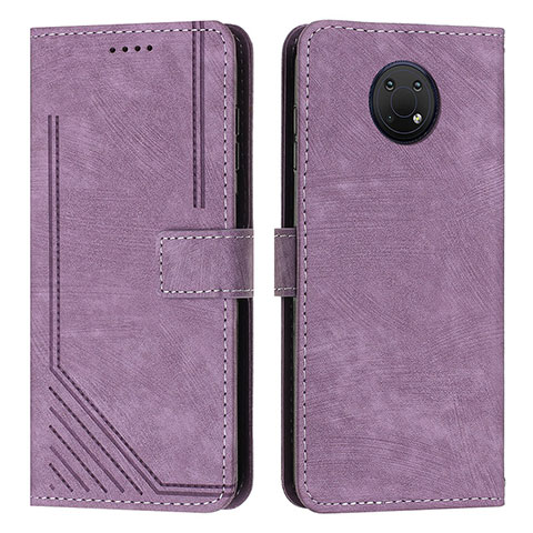 Handytasche Stand Schutzhülle Flip Leder Hülle Y08X für Nokia G30 Violett