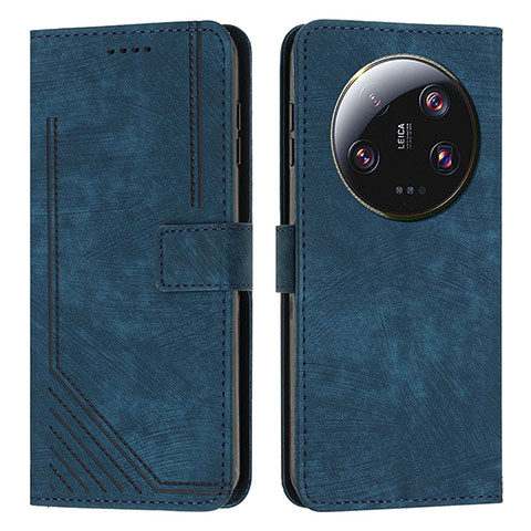 Handytasche Stand Schutzhülle Flip Leder Hülle Y08X für Xiaomi Mi 13 Ultra 5G Blau