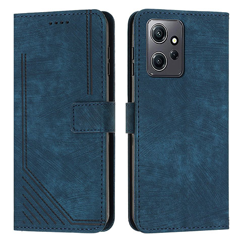 Handytasche Stand Schutzhülle Flip Leder Hülle Y08X für Xiaomi Redmi Note 12 4G Blau