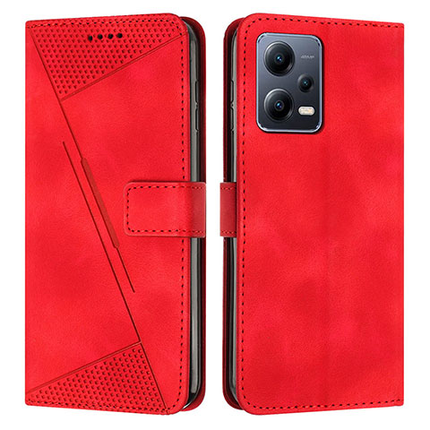 Handytasche Stand Schutzhülle Flip Leder Hülle Y08X für Xiaomi Redmi Note 12 Explorer Rot