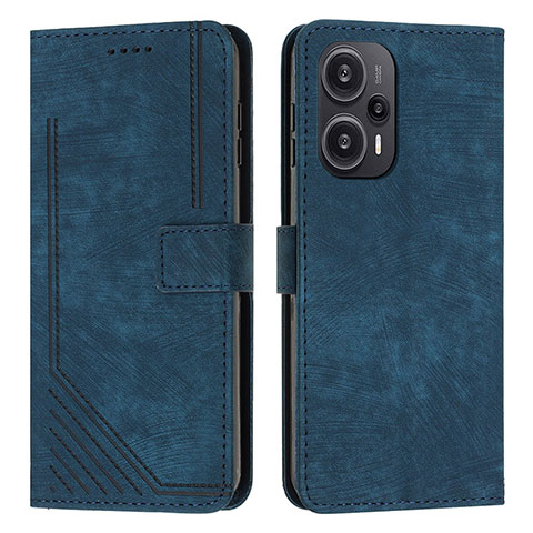 Handytasche Stand Schutzhülle Flip Leder Hülle Y08X für Xiaomi Redmi Note 12 Turbo 5G Blau