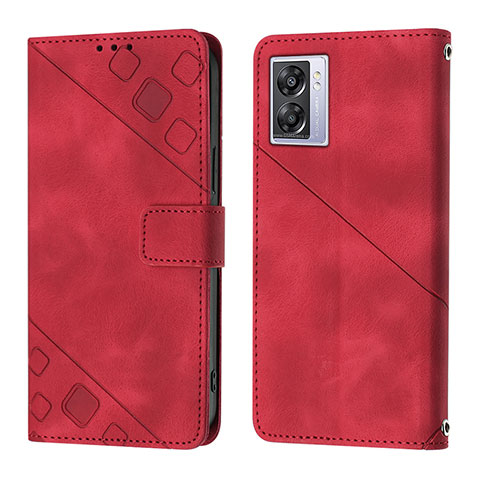 Handytasche Stand Schutzhülle Flip Leder Hülle YB1 für Realme V23 5G Rot