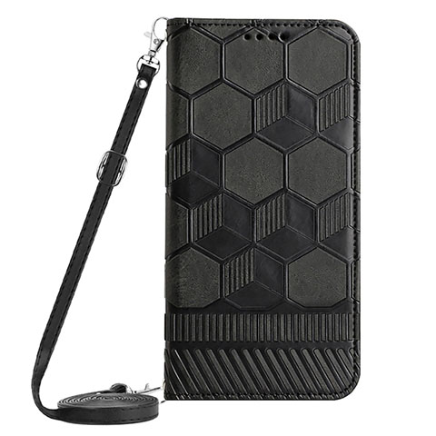 Handytasche Stand Schutzhülle Flip Leder Hülle YB1 für Samsung Galaxy A54 5G Schwarz