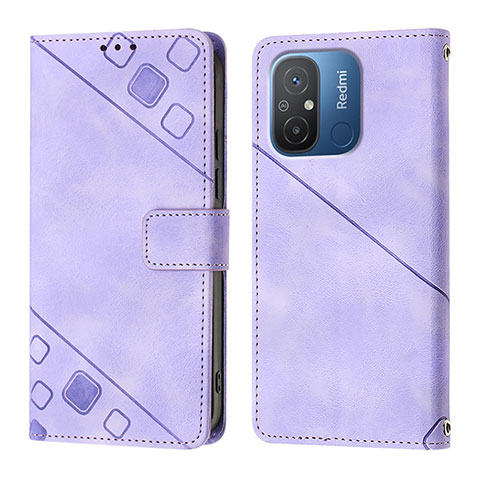 Handytasche Stand Schutzhülle Flip Leder Hülle YB1 für Xiaomi Poco C55 Violett