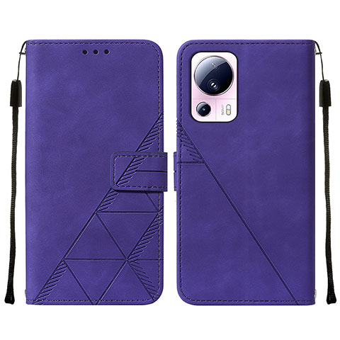 Handytasche Stand Schutzhülle Flip Leder Hülle YB2 für Xiaomi Civi 2 5G Violett