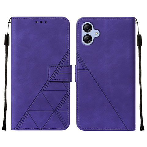 Handytasche Stand Schutzhülle Flip Leder Hülle YB3 für Samsung Galaxy A04 4G Violett