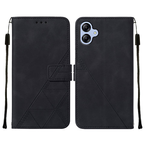 Handytasche Stand Schutzhülle Flip Leder Hülle YB3 für Samsung Galaxy A04E Schwarz