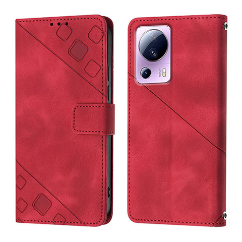 Handytasche Stand Schutzhülle Flip Leder Hülle YB3 für Xiaomi Civi 2 5G Rot