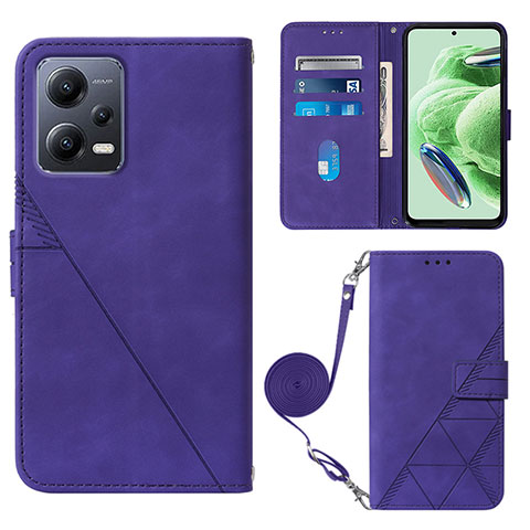 Handytasche Stand Schutzhülle Flip Leder Hülle YB3 für Xiaomi Poco X5 5G Violett