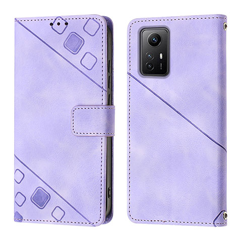 Handytasche Stand Schutzhülle Flip Leder Hülle YB3 für Xiaomi Redmi Note 12S Violett