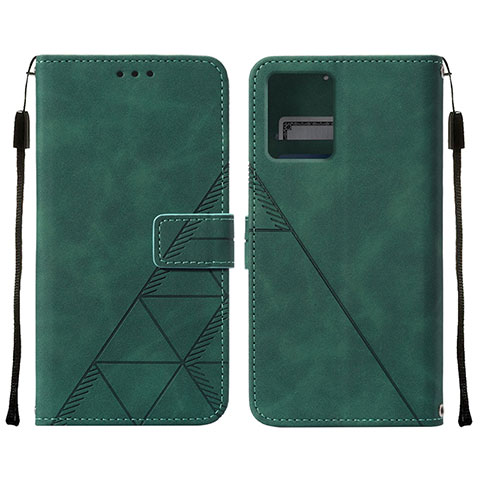 Handytasche Stand Schutzhülle Flip Leder Hülle YB4 für Motorola Moto G 5G (2023) Grün