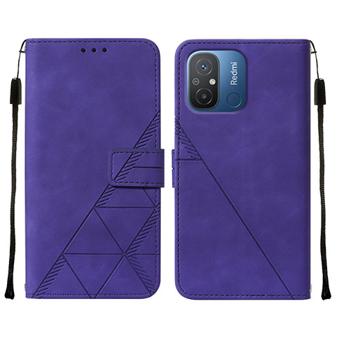 Handytasche Stand Schutzhülle Flip Leder Hülle YB4 für Xiaomi Poco C55 Violett