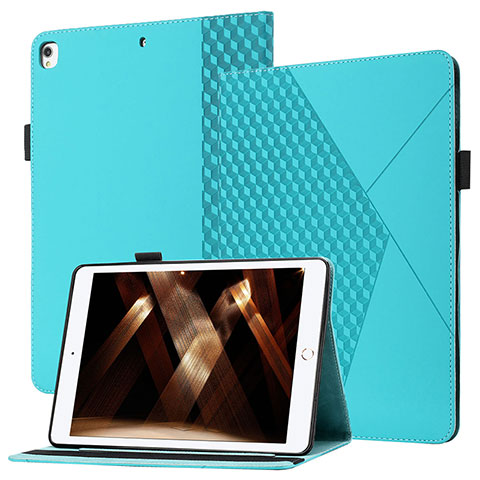 Handytasche Stand Schutzhülle Flip Leder Hülle YX1 für Apple iPad Air 3 Hellblau