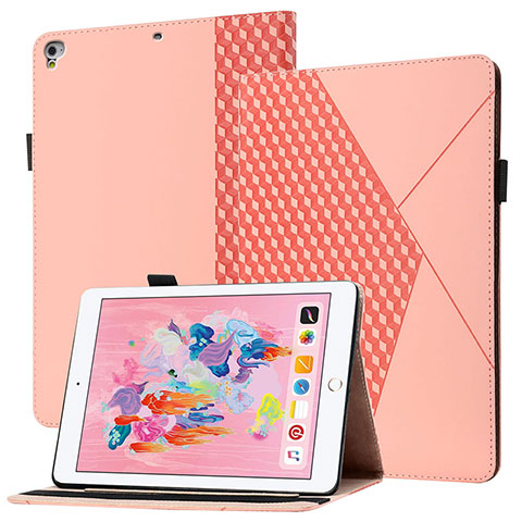 Handytasche Stand Schutzhülle Flip Leder Hülle YX1 für Apple iPad Air Rosegold