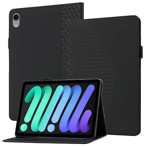 Handytasche Stand Schutzhülle Flip Leder Hülle YX1 für Apple iPad Mini 6 Schwarz