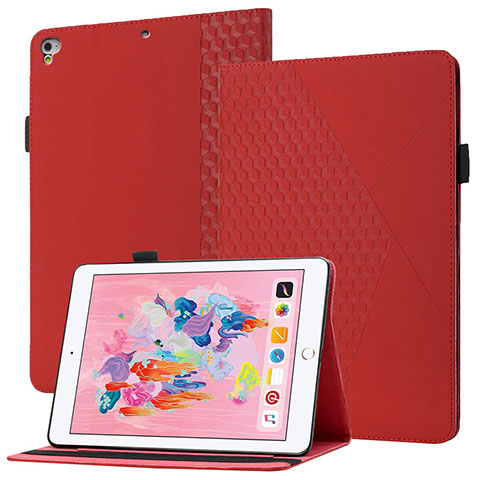 Handytasche Stand Schutzhülle Flip Leder Hülle YX1 für Apple New iPad 9.7 (2017) Rot