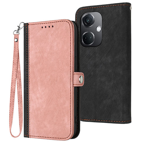 Handytasche Stand Schutzhülle Flip Leder Hülle YX1 für Oppo K11 5G Rosegold