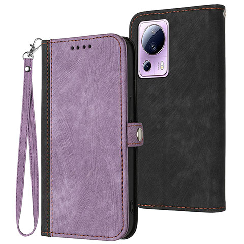 Handytasche Stand Schutzhülle Flip Leder Hülle YX1 für Xiaomi Civi 2 5G Violett