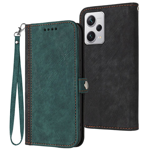 Handytasche Stand Schutzhülle Flip Leder Hülle YX1 für Xiaomi Redmi Note 12 Explorer Grün