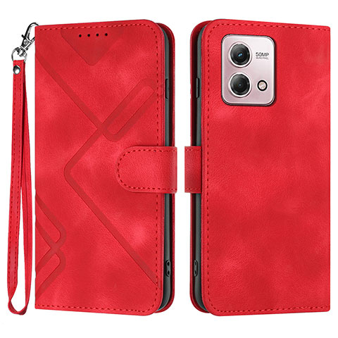 Handytasche Stand Schutzhülle Flip Leder Hülle YX2 für Motorola Moto G Stylus (2023) 5G Rot