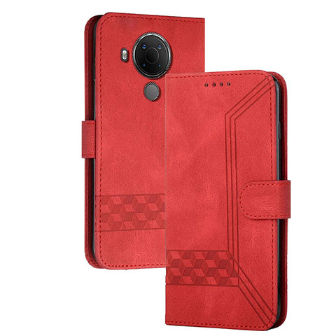 Handytasche Stand Schutzhülle Flip Leder Hülle YX2 für Nokia C300 Rot