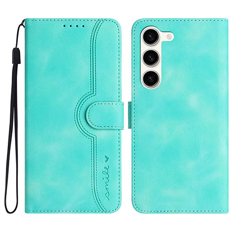 Handytasche Stand Schutzhülle Flip Leder Hülle YX2 für Samsung Galaxy S22 Plus 5G Grün