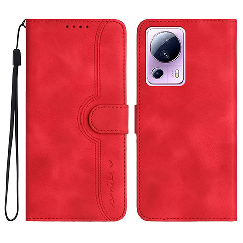 Handytasche Stand Schutzhülle Flip Leder Hülle YX2 für Xiaomi Civi 2 5G Rot