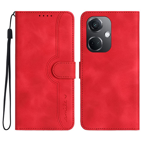 Handytasche Stand Schutzhülle Flip Leder Hülle YX3 für Oppo K11 5G Rot