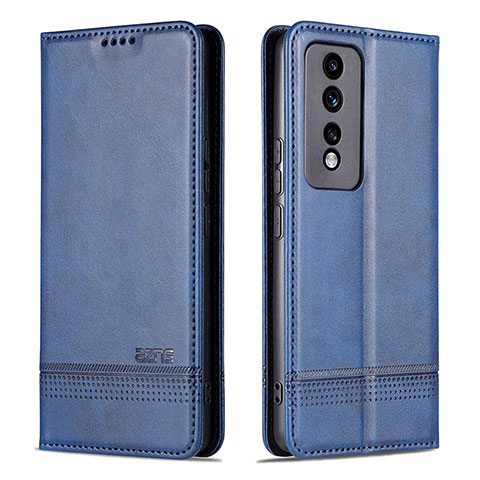 Handytasche Stand Schutzhülle Flip Leder Hülle YZ1 für Huawei Honor 80 GT 5G Blau