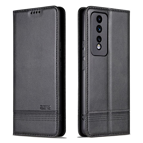 Handytasche Stand Schutzhülle Flip Leder Hülle YZ1 für Huawei Honor 80 GT 5G Schwarz