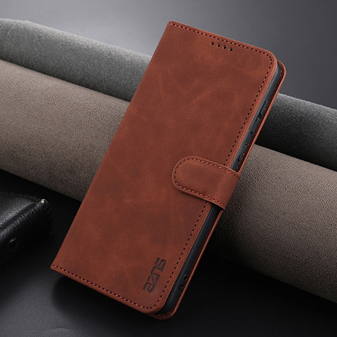 Handytasche Stand Schutzhülle Flip Leder Hülle YZ1 für Huawei Mate 60 Braun