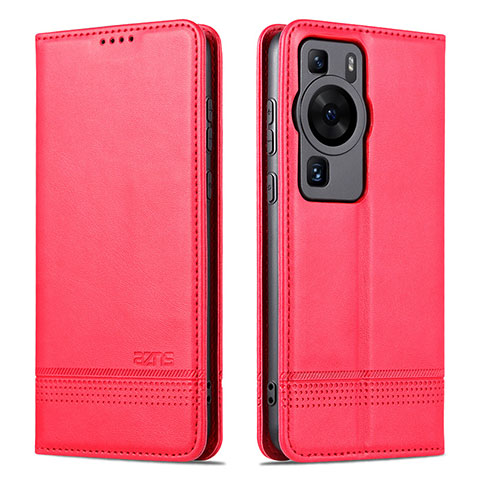 Handytasche Stand Schutzhülle Flip Leder Hülle YZ1 für Huawei P60 Pro Pink