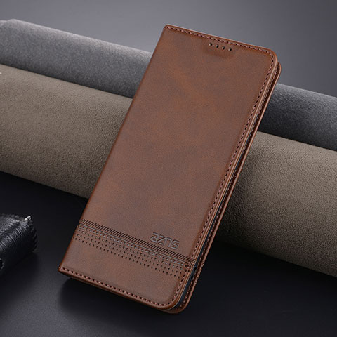 Handytasche Stand Schutzhülle Flip Leder Hülle YZ1 für Oppo A2 Pro 5G Braun