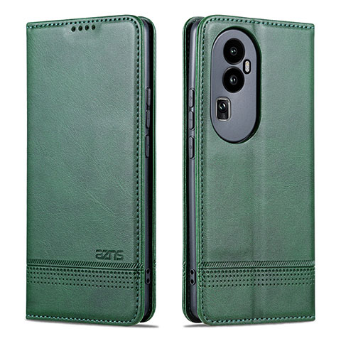 Handytasche Stand Schutzhülle Flip Leder Hülle YZ1 für Oppo Reno10 Pro+ Plus 5G Grün