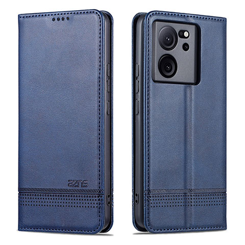 Handytasche Stand Schutzhülle Flip Leder Hülle YZ1 für Xiaomi Mi 13T Pro 5G Blau