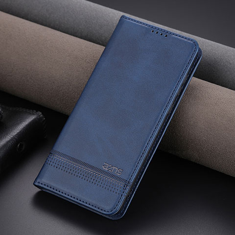 Handytasche Stand Schutzhülle Flip Leder Hülle YZ2 für Huawei Honor 90 5G Blau