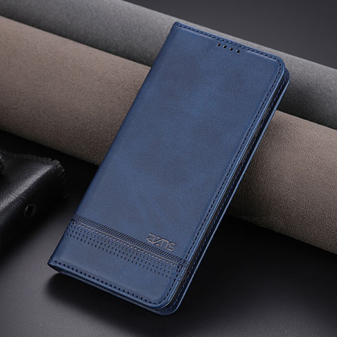 Handytasche Stand Schutzhülle Flip Leder Hülle YZ2 für Huawei Nova Y91 Blau